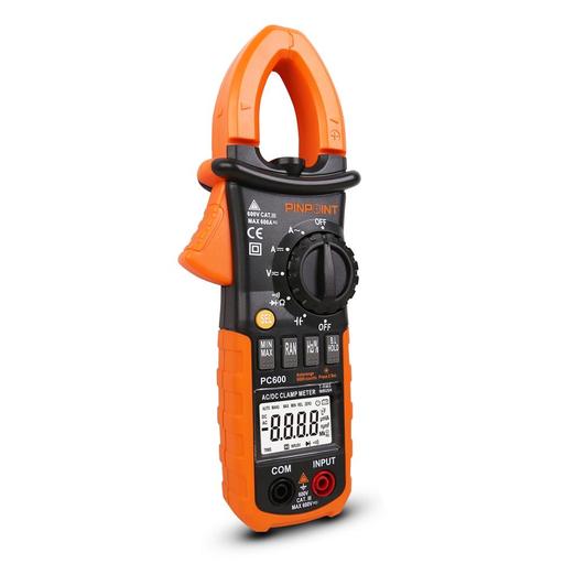 Pinpoint PC600 AC/DC Digital Clamp Meter With Rush Current