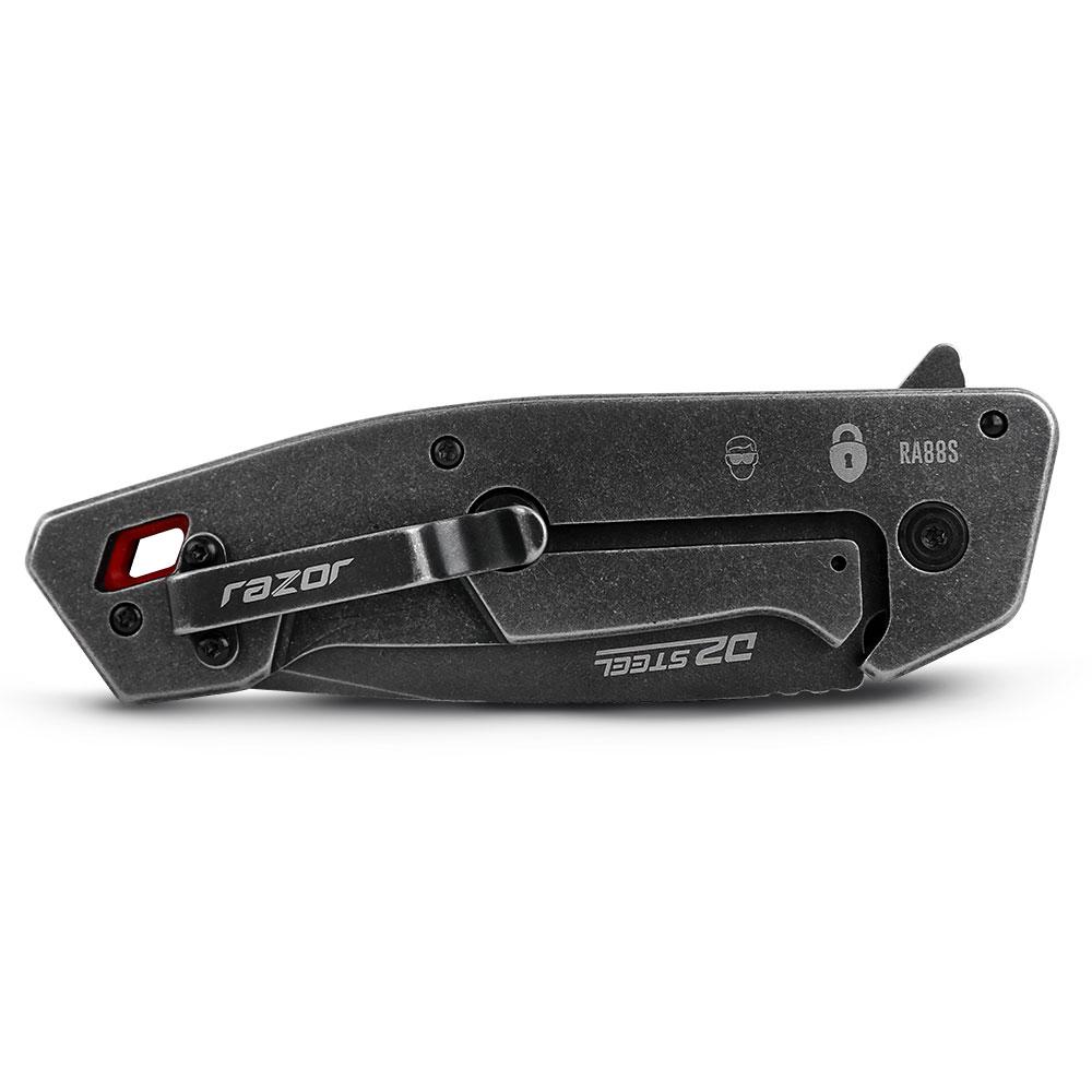 Razor RA88S 88mm Smooth D2 Blade Pocket Knife – image 3