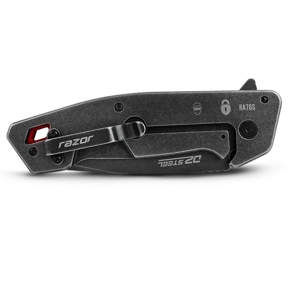 Razor RA76S 76mm Smooth D2 Blade Pocket Knife – image 3