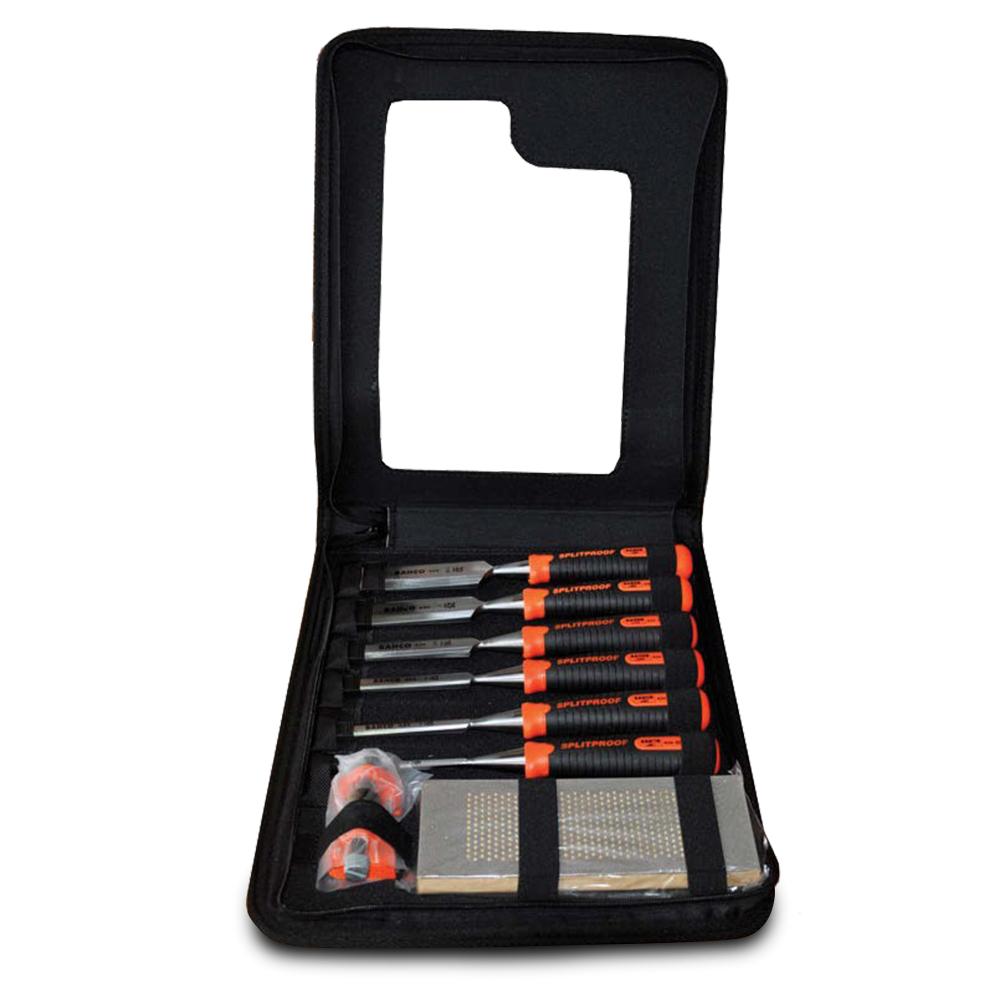 Bahco 434-S6-ZC 6pce Split Proof Chisel Set With Nylon Case – image 1