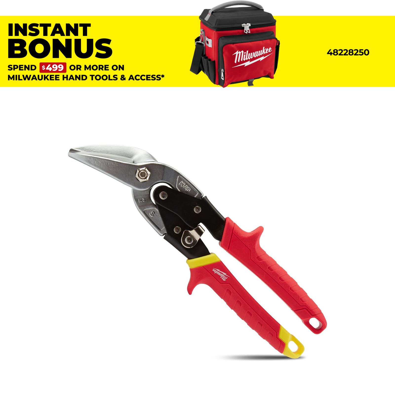 Milwaukee 48224532 Offset Straight Aviation Snips – image 1