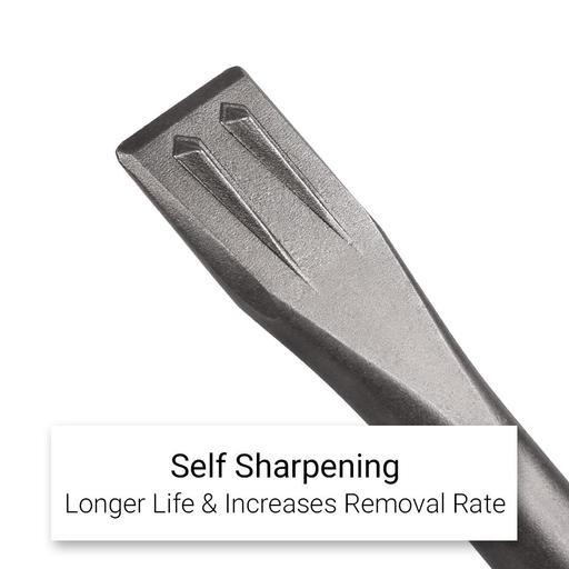 Xtorque XSF20 Platinum 20mm x 250mm SDS Plus Platinum Self Sharpening Flat Chisel - MADE IN ITALY – image 2