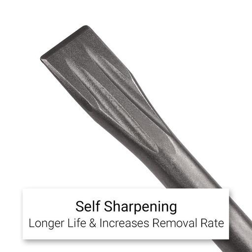 Xtorque XSF20 Platinum 20mm x 250mm SDS Plus Platinum Self Sharpening Flat Chisel - MADE IN ITALY – image 3