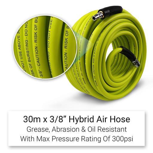 Chicago Air CAH30M 30m 3/8" Hybrid Flexible Air Hose – image 3