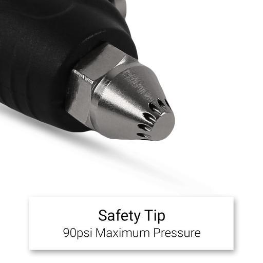 Chicago Air CGUN003 1/4" Nitto Air Fitting Mini Air Blow Gun With Safety Ring – image 5