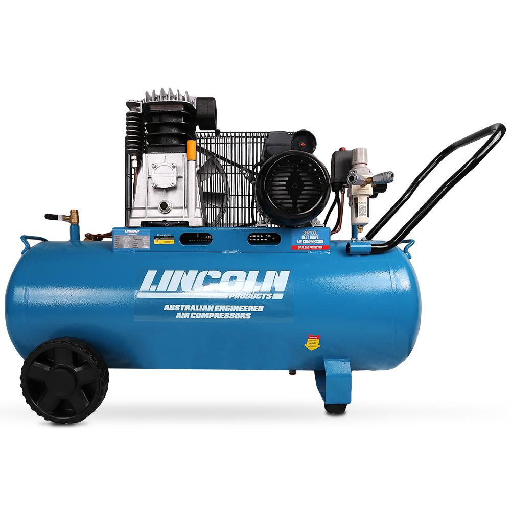 Lincoln LB3100 3HP 100L Belt Drive Air Compressor