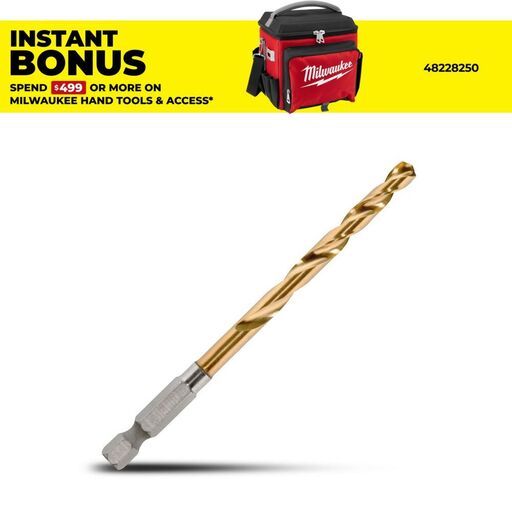 Milwaukee 48894811 Red Helix™ Titanium 4.8mm Drill Bit