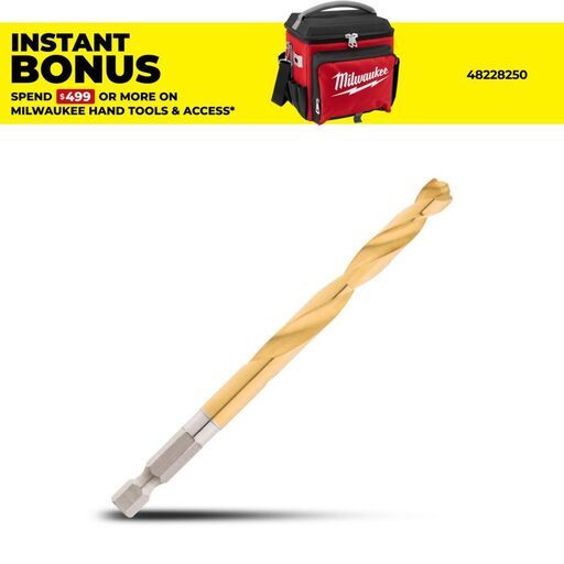 Milwaukee 48894816 6.8mm Red Helix™ Titanium Drill Bit