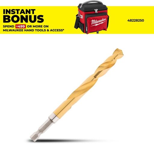 Milwaukee 48894821 Red Helix™ Titanium 9mm Drill Bit
