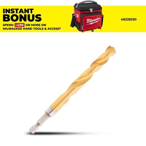 Milwaukee 48894823 Red Helix™ Titanium 10mm Drill Bit