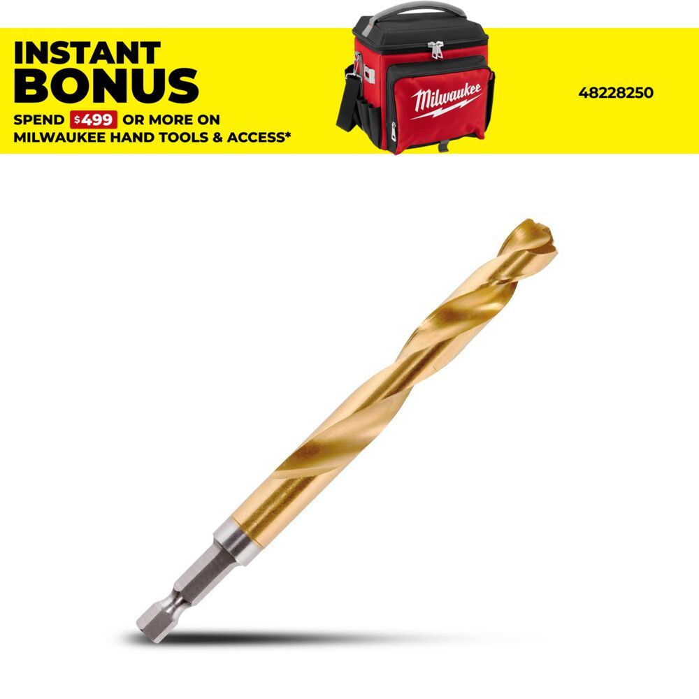 Milwaukee 48894824 10.5mm Red Helix™ Titanium Drill Bit – image 1