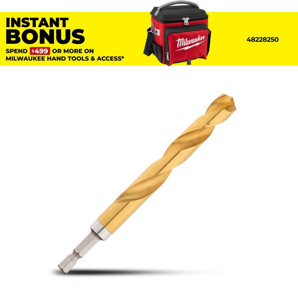 Milwaukee 48894828 12.5mm Red Helix™ Titanium Drill Bit – image 1