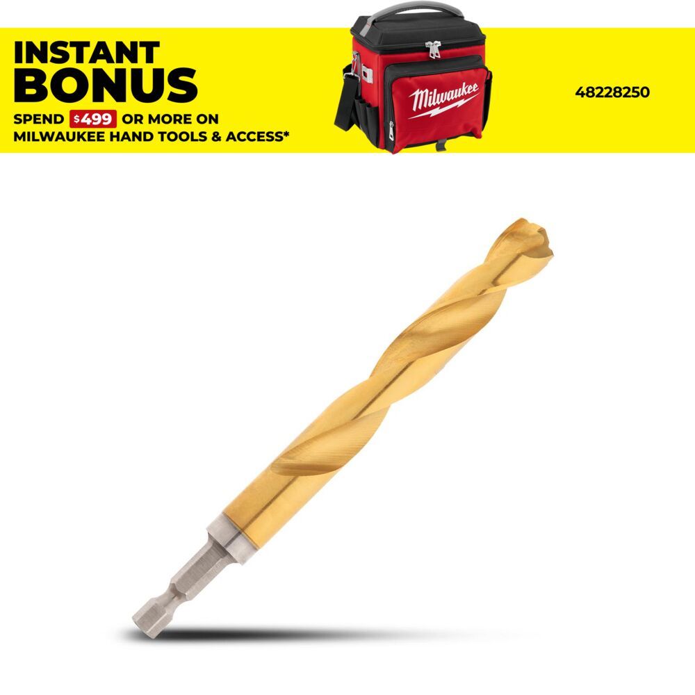 Milwaukee 48894829 13mm Red Helix™ Titanium Drill Bit – image 1