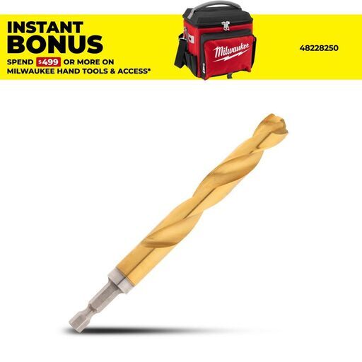 Milwaukee 48894829 13mm Red Helix™ Titanium Drill Bit