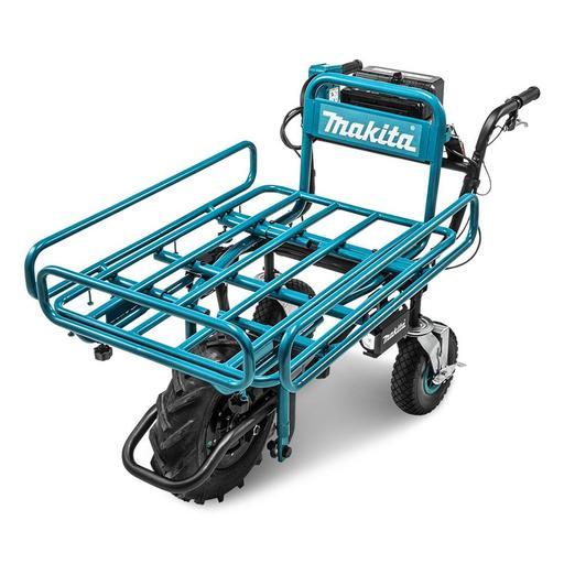 Makita DCU180ZF 18V Li-ion Cordless Brushless Wheelbarrow with Pipe Frame 199116-7 - Skin Only