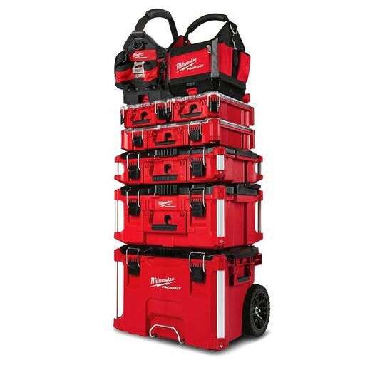 Milwaukee 48228427 + 48228425 + 48228424 + 2 x 48228435 + 48228430 + 48228317 + 48228311 PACKOUT 8pce Storage System