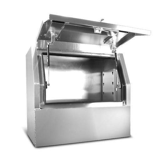 Daytona PIL900 2mm 900mm x 530mm x 820mm Half Lid Polished Aluminium Tool Box