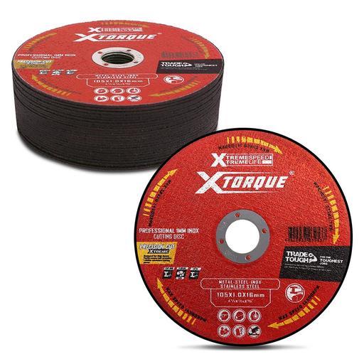 Xtorque XP10525 105mm 1mm Premium Inox Metal Cutting Disc - 25 pack