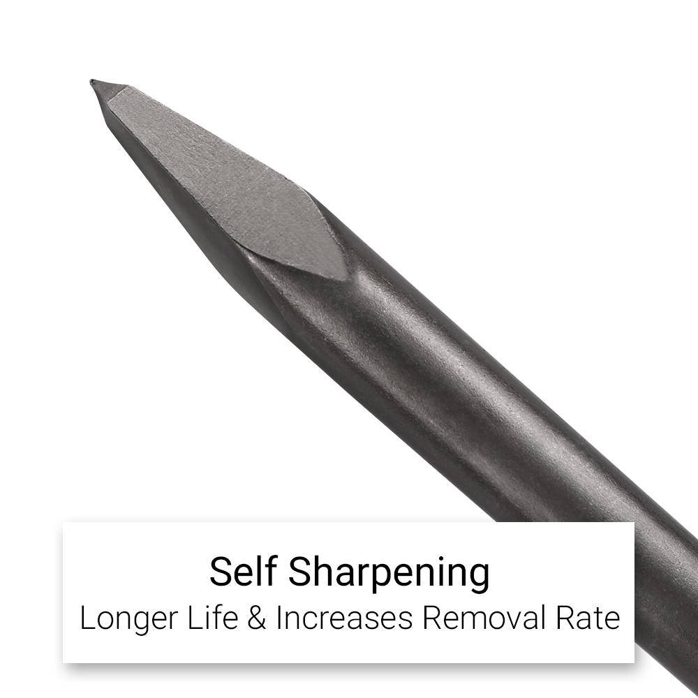 Xtorque XP600M Platinum 600mm SDS Max Platinum Self Sharpening Pointed Chisel - MADE IN ITALY – image 3