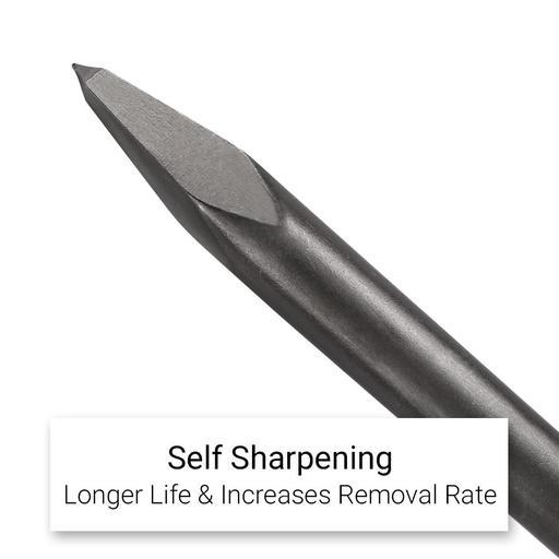Xtorque XP600M Platinum 600mm SDS Max Platinum Self Sharpening Pointed Chisel - MADE IN ITALY – image 3