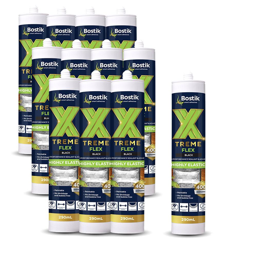 Bostik 30161079712PK 12-Pack Xtreme Flex 290ml High Performance MS Sealant & Adhesive Cartridge - Grey – image 3