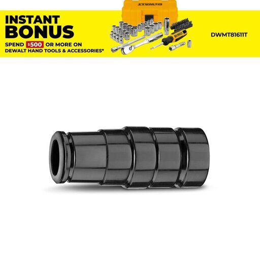 DeWalt DWV9120-XJ Dust Connection System Stepped Rubber Adapter