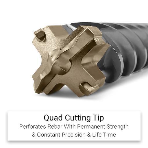 Xtorque X38570M Platinum SDS MAX 38mm x 570mm Platinum 4 Cutter Drill Bit - MADE IN GERMANY – image 3