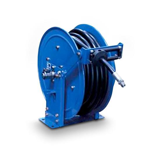 Macnaught MOTP1220 Heavy Duty Twin Pedestal Metal Hose Reels - Oil
