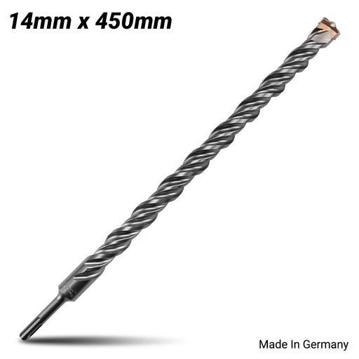 Xtorque X14450 Platinum SDS PLUS 14mm x 450mm Platinum 2 Cutter Drill Bit - MADE IN GERMANY