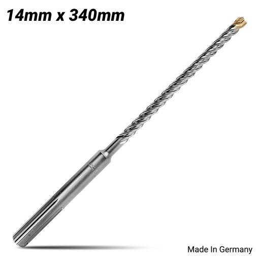 Xtorque X14340M Platinum SDS MAX 14mm x 340mm Platinum 4 Cutter Drill Bit - MADE IN GERMANY