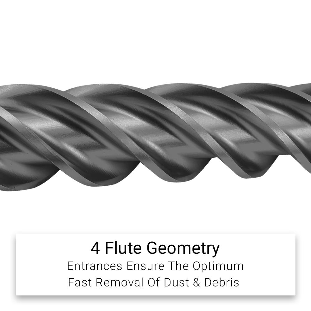 Xtorque X65110 Platinum SDS PLUS 6.5mm x 110mm Platinum 2 Cutter Drill Bit - MADE IN GERMANY – image 4