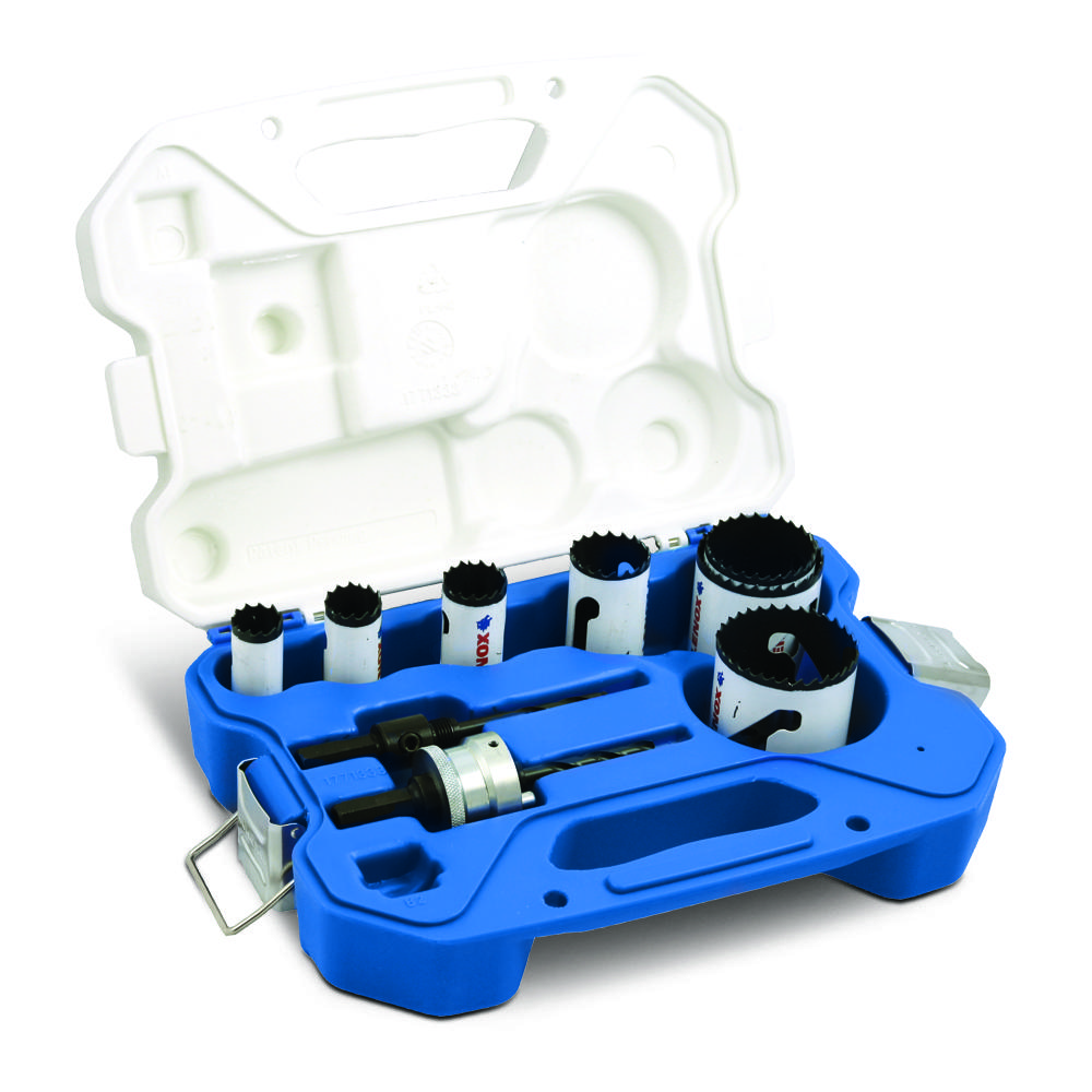 Lenox 30599AUS7 10pce Speed Slot BiMetal General Purpose Hole Saw Kit