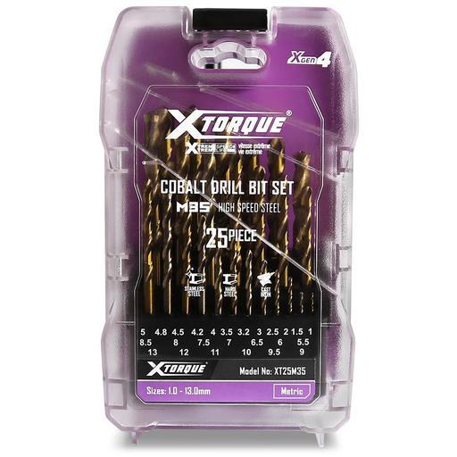 Xtorque XT25M35 25pce XGEN4 Metric Atomic 27 M35 HSS Cobalt Drill Bit Set – image 3
