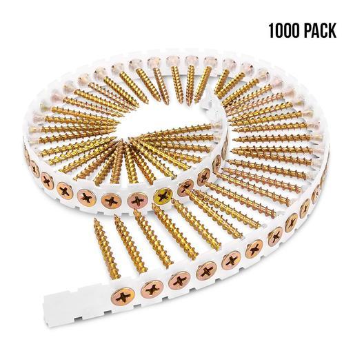 Xtorque XCH42 1000pce 6G - 9TPI x 42mm Collated Coarse Thread Screws