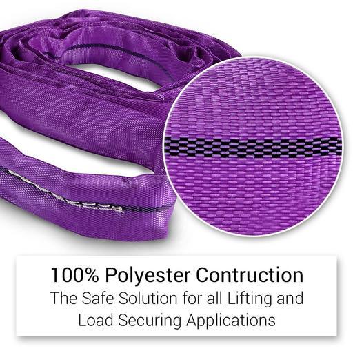 Ninja NS10001 1 Ton x 1m Round Lifting Sling Violet  – image 4