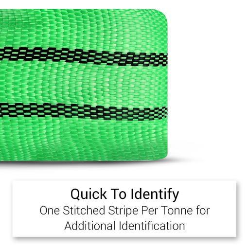 Ninja NS20001 2 Ton x 1m Round Lifting Sling Green – image 7