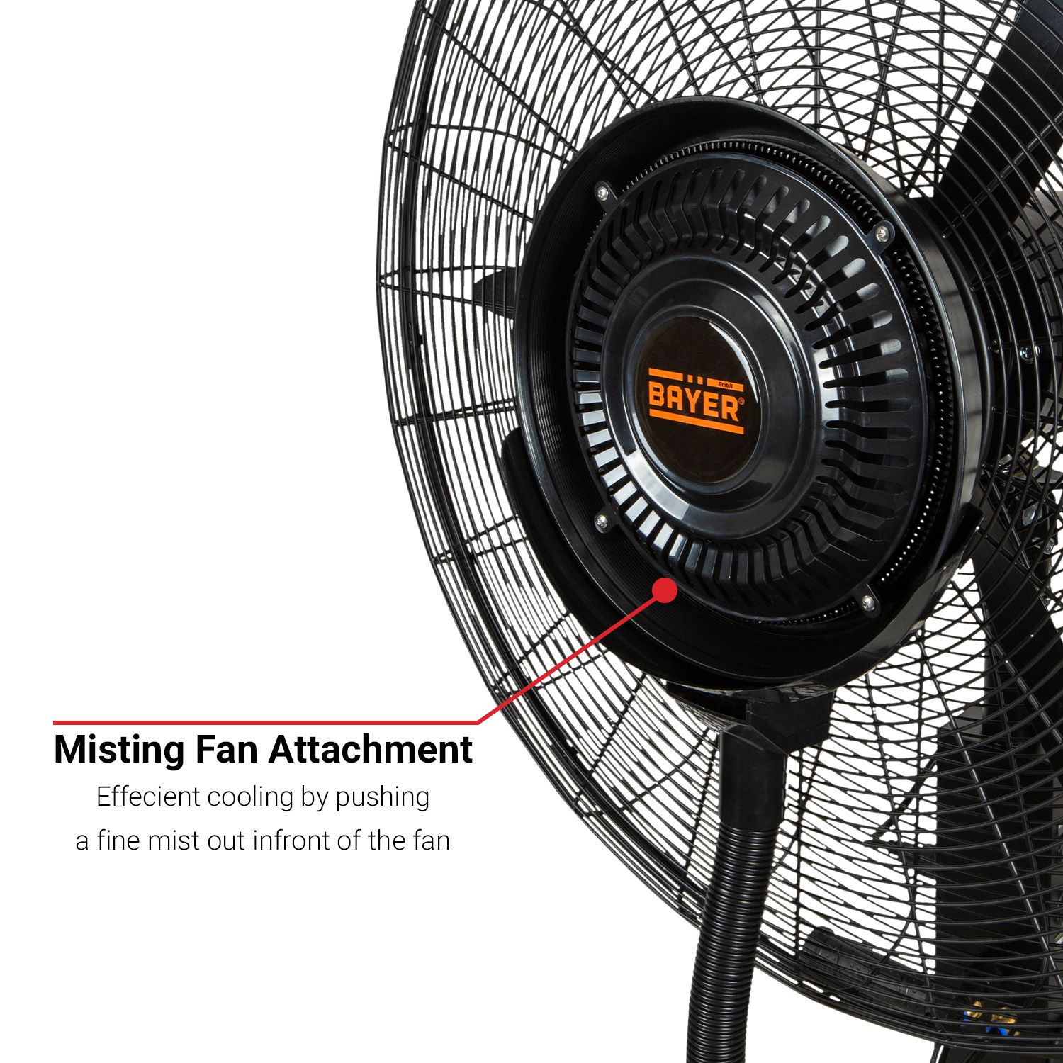 Bayer BMF22 235W 750mm Pedestal Misting Fan – image 4