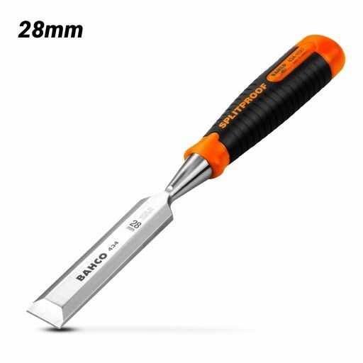 Bahco 434-28 28mm 434 Series SplitProof Bevel Edge Chisel
