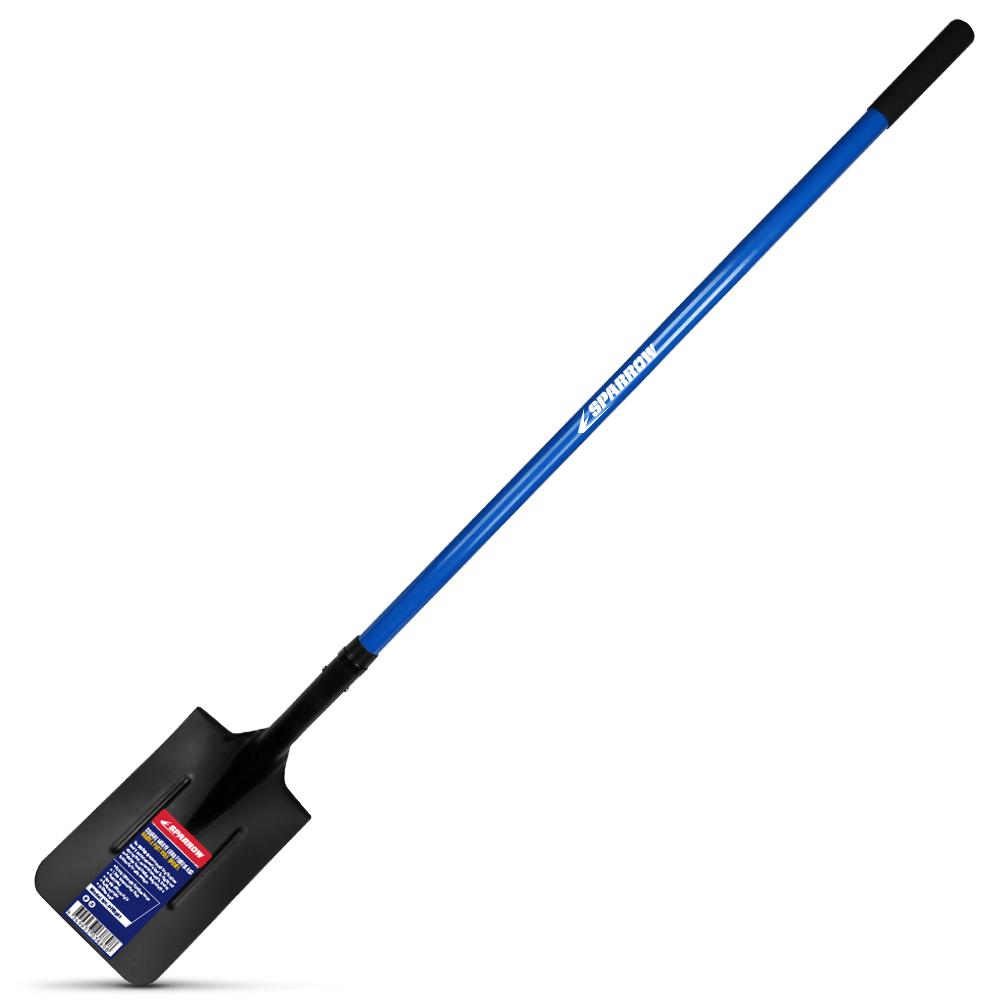 Sparrow PHS001 Square Mouth Long Fibreglass Handle Post Hole Shovel – image 1