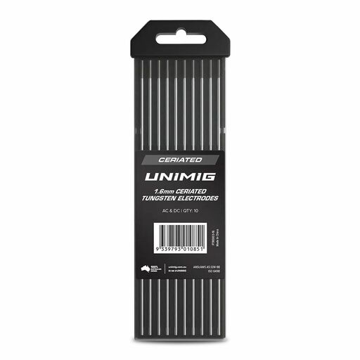 UNIMIG PTR0003-16 10-Pack 1.6mm x 175mm 0.2% Ceriated Tungsten Electrodes – image 2