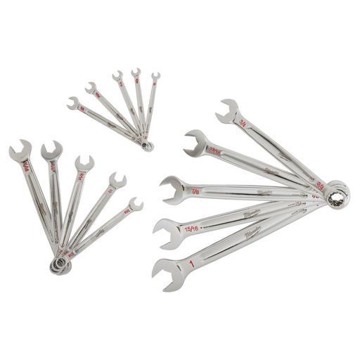Milwaukee 48229415 15pce SAE Combination Wrench Set – image 6