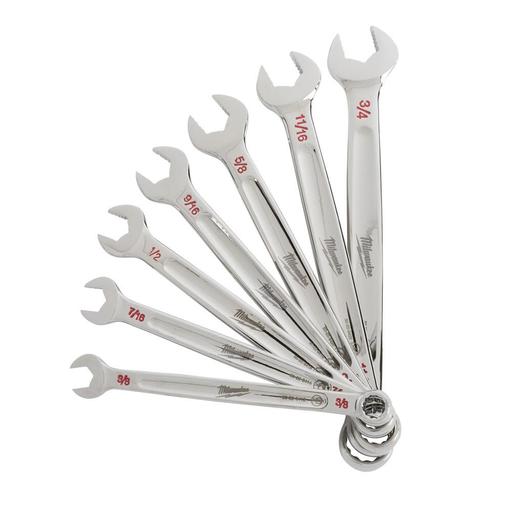 Milwaukee 48229407 7pce SAE Combination Wrench Set – image 5