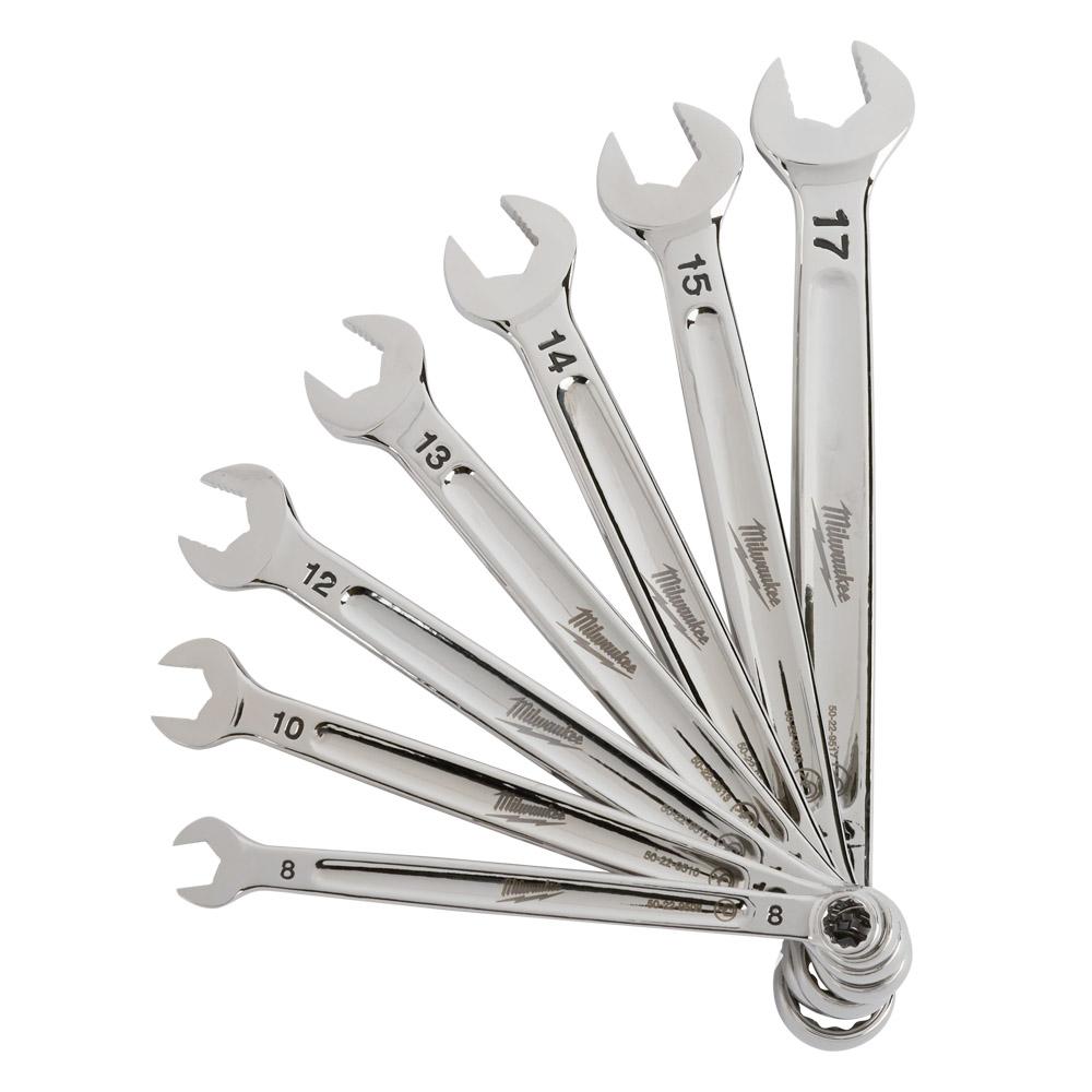 Milwaukee 48229088BO 29pce 3/8" Drive SAE/Metric Ratchet and Socket Set + 7pce Metric Combination Wrench Set – image 11