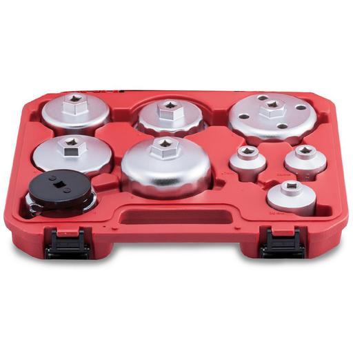 Endeavour Tools ET9024 9pce Oil Filter Wrench Kit Cup Style