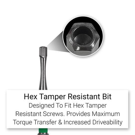 Xtorque 5PKHT475 HEX 4 75mm Hex Tamper Head Torsion Driver Bit - 5 Pack – image 2