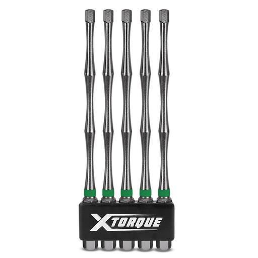 Xtorque 5PKHT4150 HEX 4 150mm Hex Tamper Head Torsion Driver Bit - 5 Pack