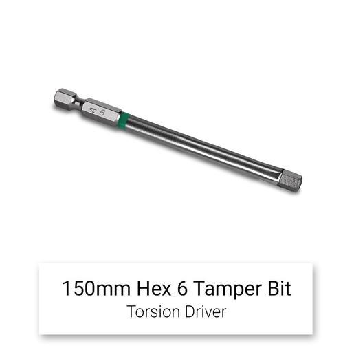 Xtorque 5PKHT6150 HEX 6 150mm Hex Tamper Head Torsion Magnetic Driver Bit - 5 Pack – image 3