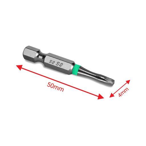 Xtorque 5PKSQ250 SQ2 50mm Square Head Torsion Driver Bit - 5 Pack – image 3