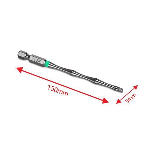 Xtorque 5PKSQ2150 SQ2 150mm Square Head Torsion Driver Bit - 5 Pack – image 3