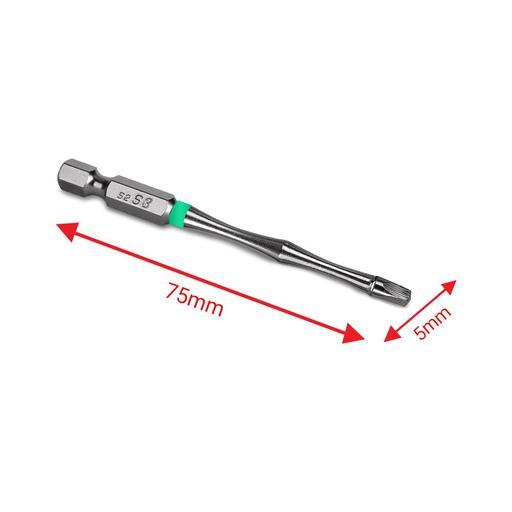Xtorque 5PKSQ375 SQ3 75mm Square Head Torsion Driver Bit - 5 Pack – image 3